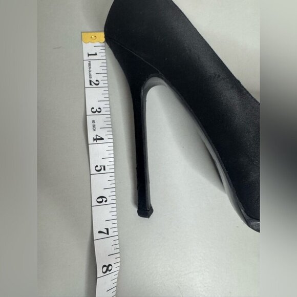 Yves Saint Laurent Tribtoo 80 Pumps – Black Leather – Size 6.5 / EU 36.5 - Picture 14 of 16